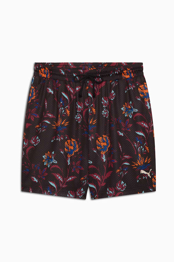 Floral Sport Graphic 6" Shorts Men, PUMA Black, extralarge-GBR